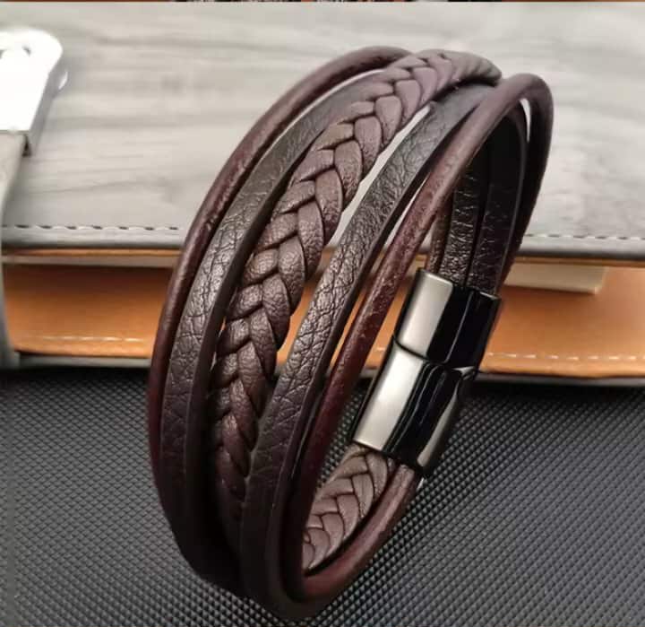 Versatile Multi-Strand Leather Bracelet