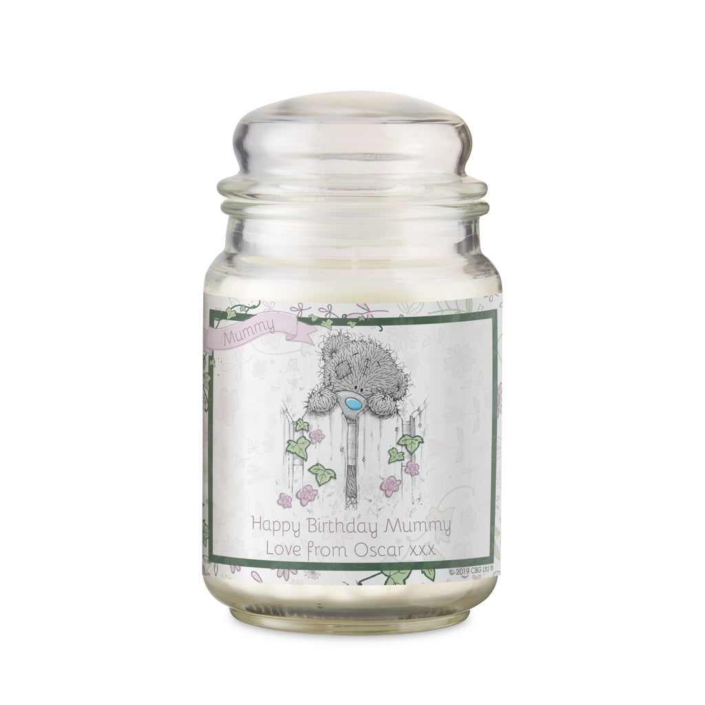 Personalised Me to You Secret Garden Large Candle Jar Candle