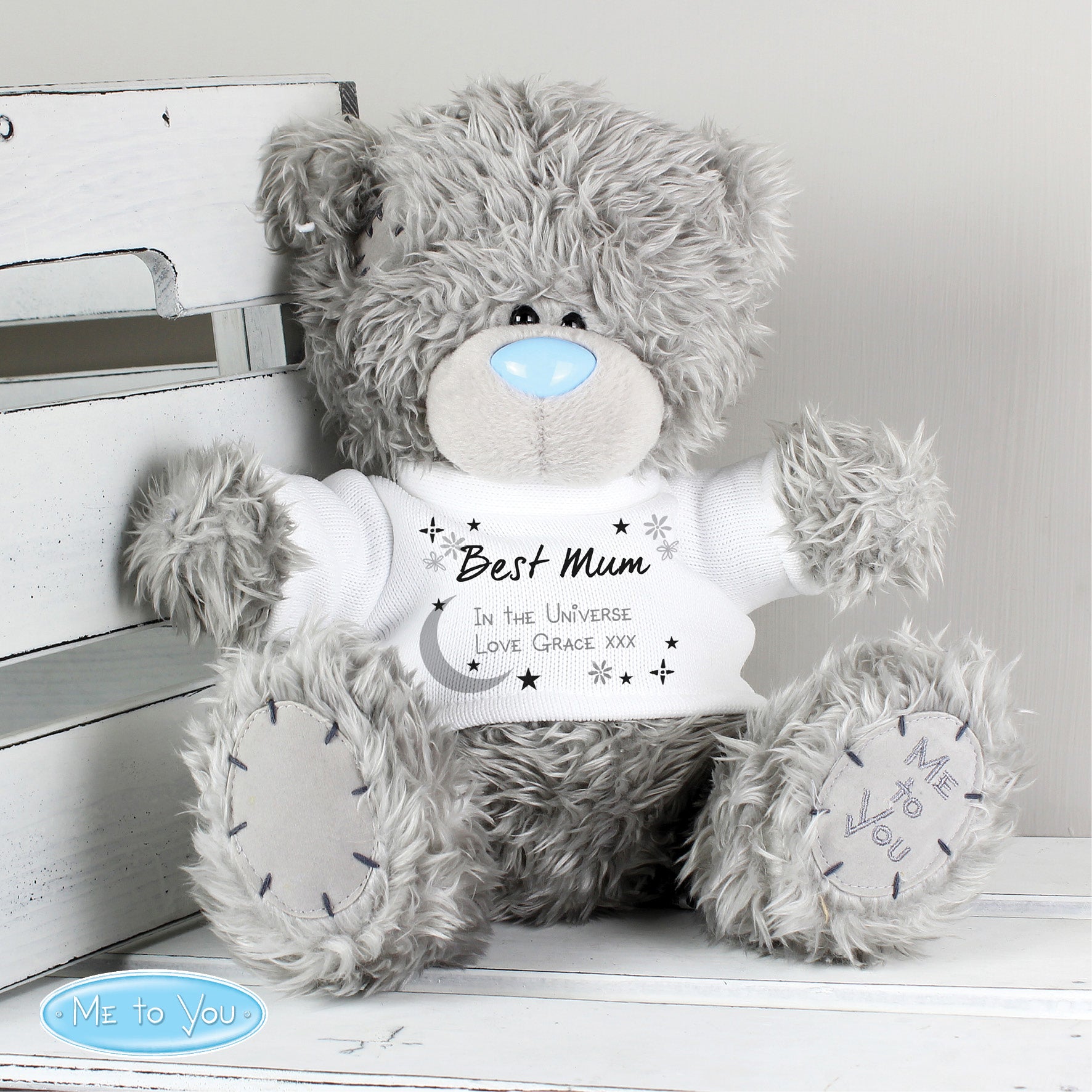 Personalised Moon & Stars Me To You Bear Teddy bear
