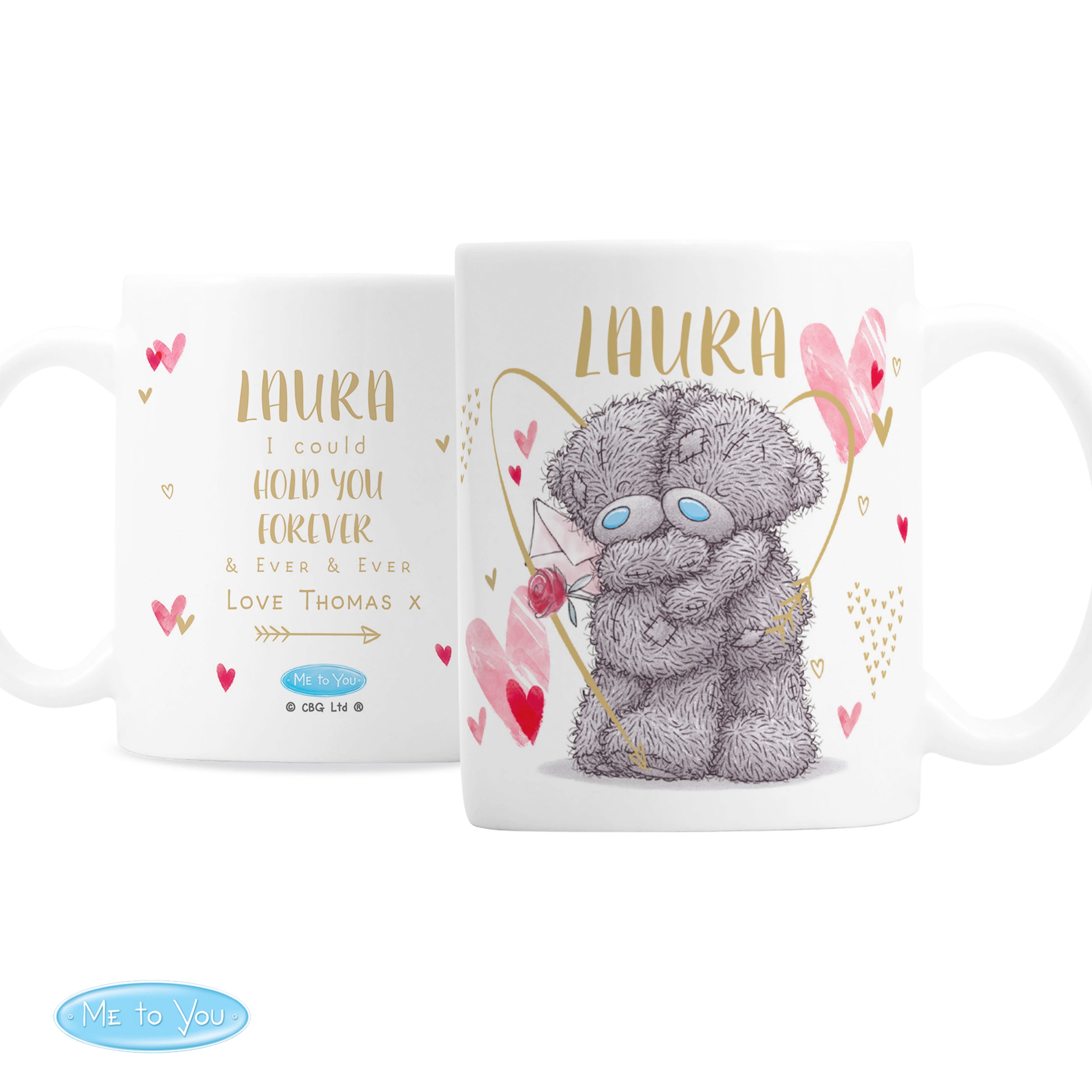 Personalised Me To You Hold You Forever Mug Mug