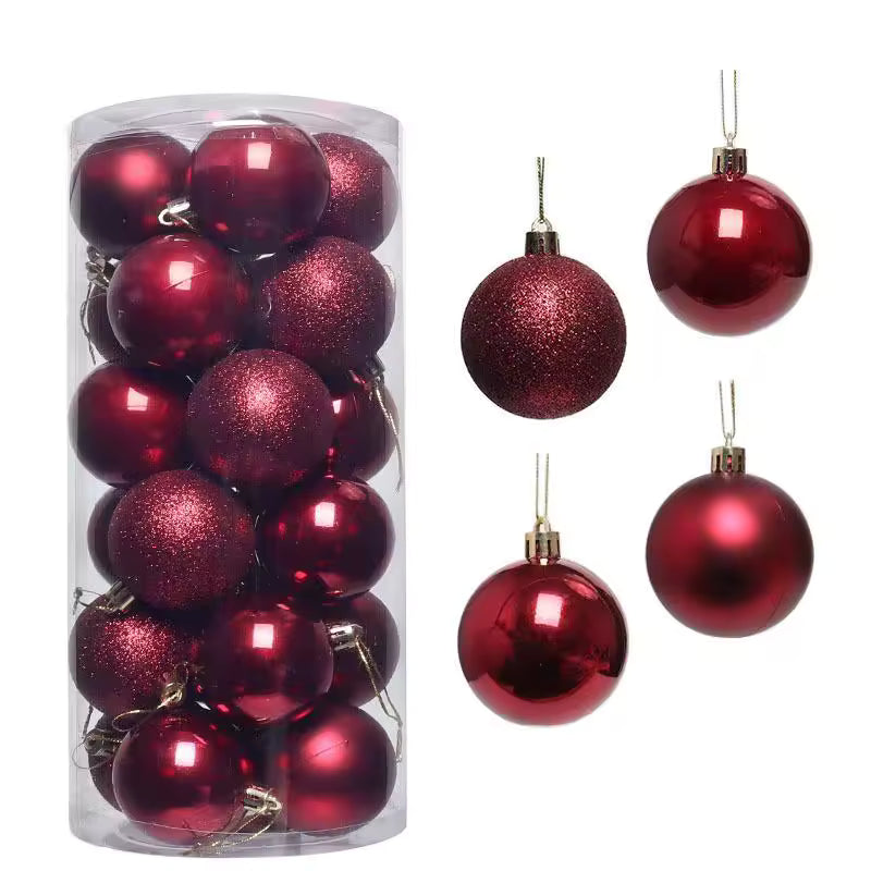 24-Piece Christmas Ball Ornaments Sets