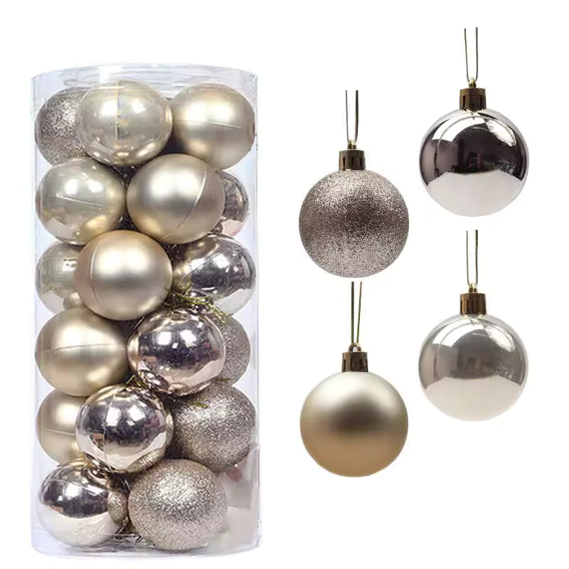 24-Piece Christmas Ball Ornaments Sets