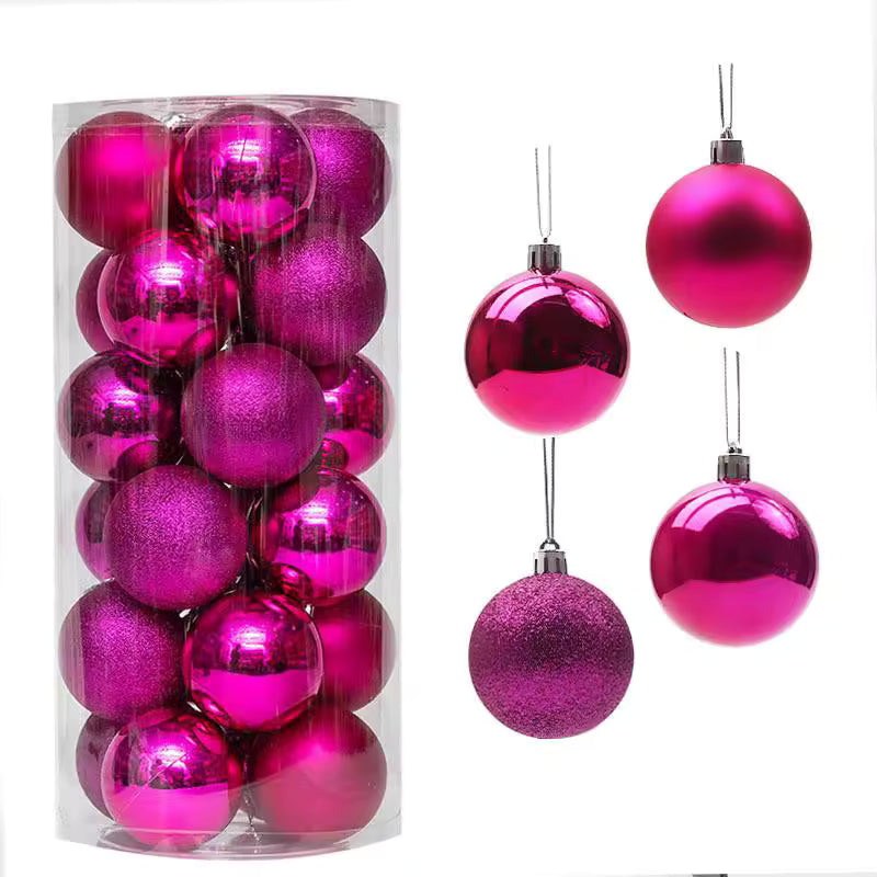 24-Piece Christmas Ball Ornaments Sets