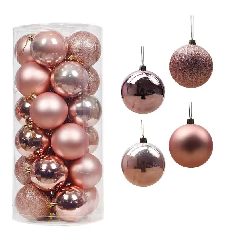 24-Piece Christmas Ball Ornaments Sets