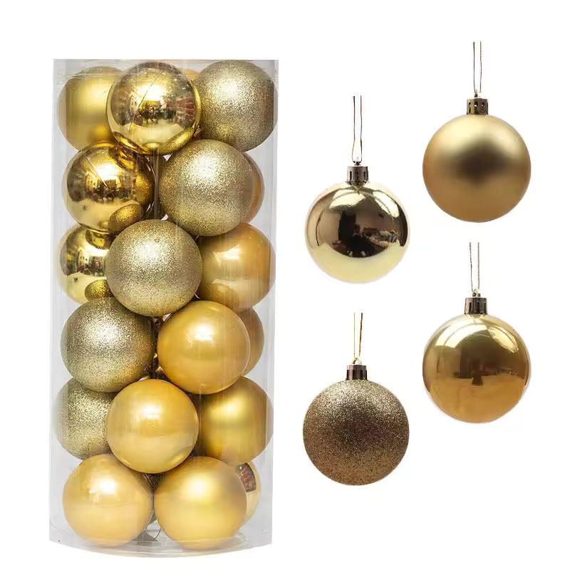 24-Piece Christmas Ball Ornaments Sets