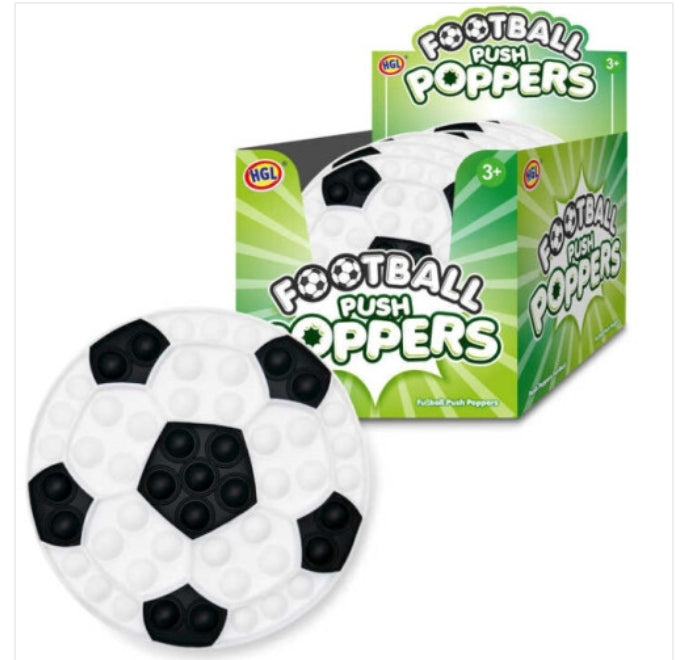 Football Push Fidget Toy Popper Poppet 16CM Sensory