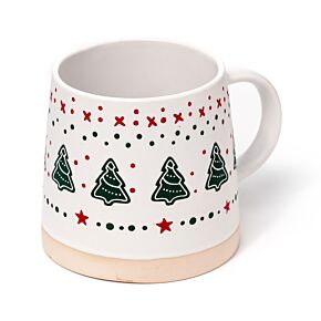 Stoneware Mug - Christmas Tree Christmas Tree Mugs