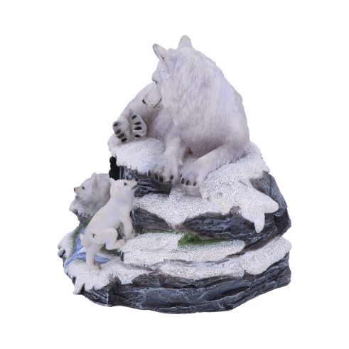 Mother's Watch White Wolf and Pups Calendar Calender