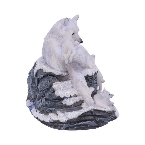 Mother's Watch White Wolf and Pups Calendar Calender