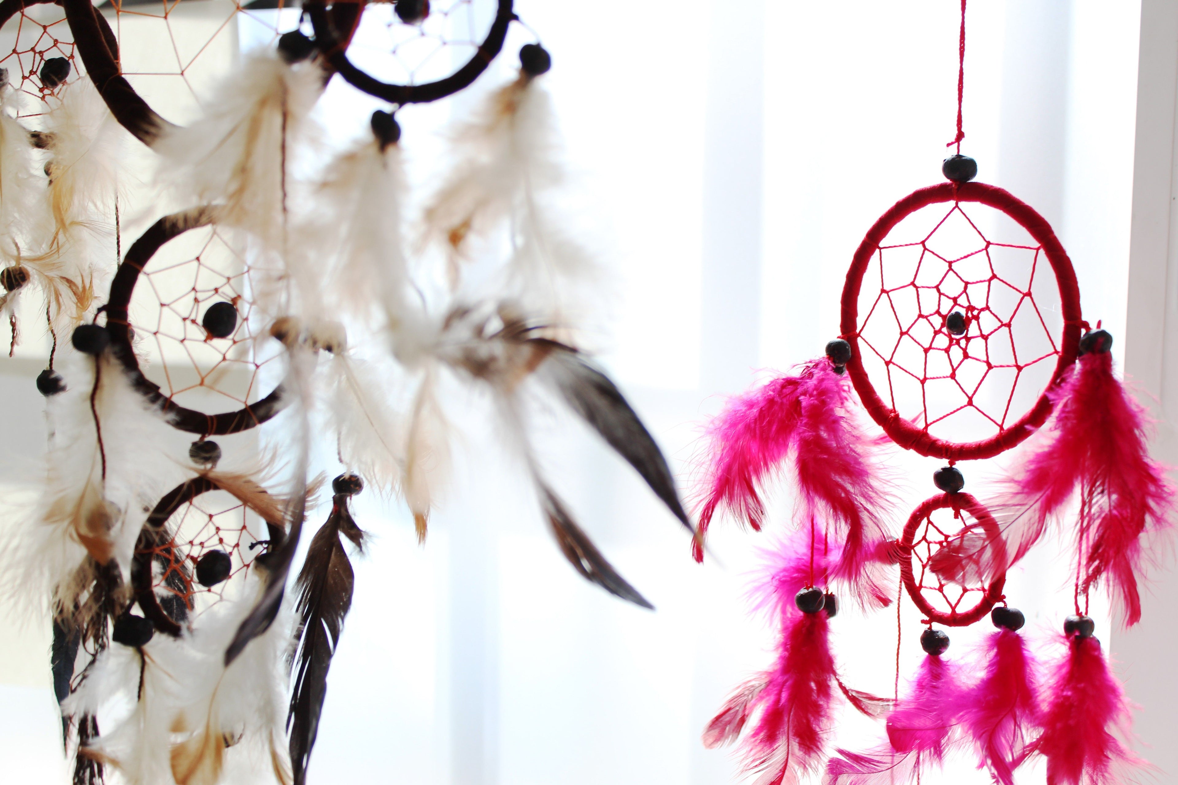 Bali Dreamcatcher Medium Round Rainbow