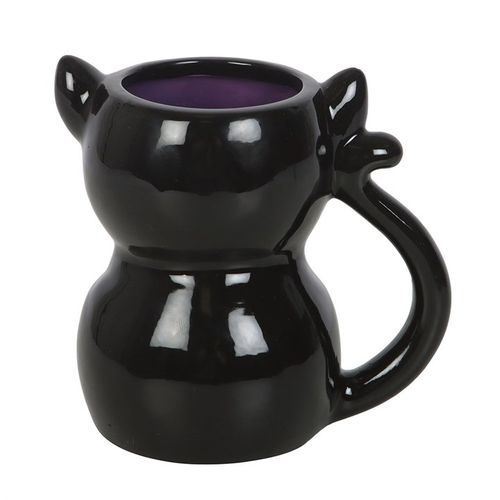 Cute and Creepy Black Cat Mug Mug
