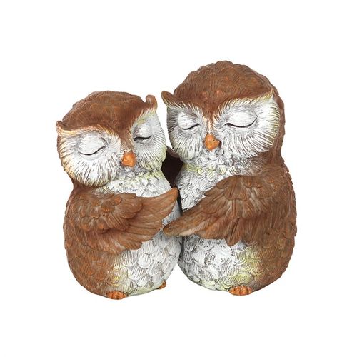 Birds of a Feather Owl Couple Ornament Ornament