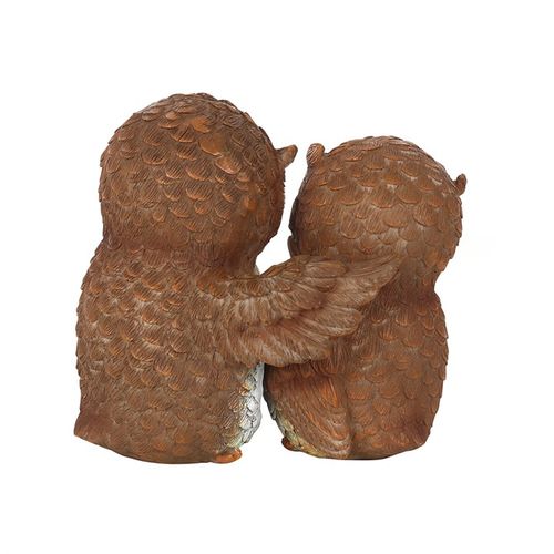 Birds of a Feather Owl Couple Ornament Ornament