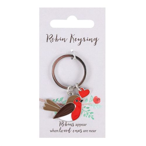 Garden Robin Keyring Keyring