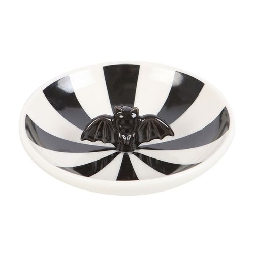 Striped Bat Trinket Dish Trinket Dish