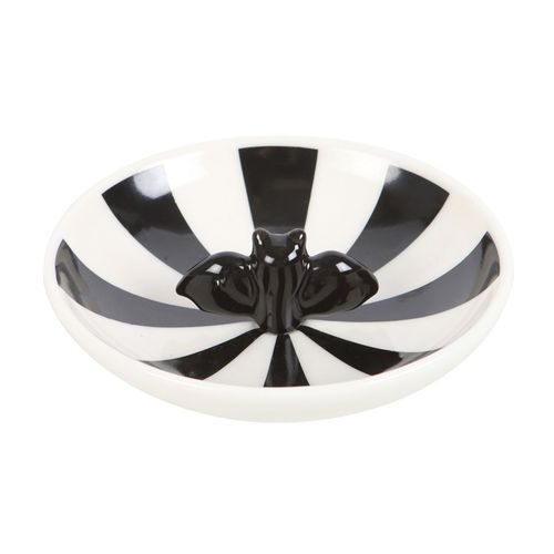 Striped Bat Trinket Dish Trinket Dish
