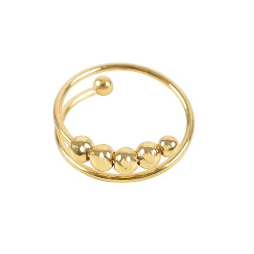 Gold Tone Anti-Anxiety Metal Fidget Ring (20/40)