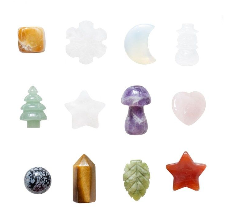 12 Days of Christmas Shaped Crystal Advent Calendar
