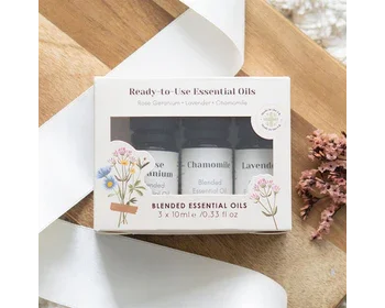 Set of 3 Floral Blended Essential Oils Essential Oils