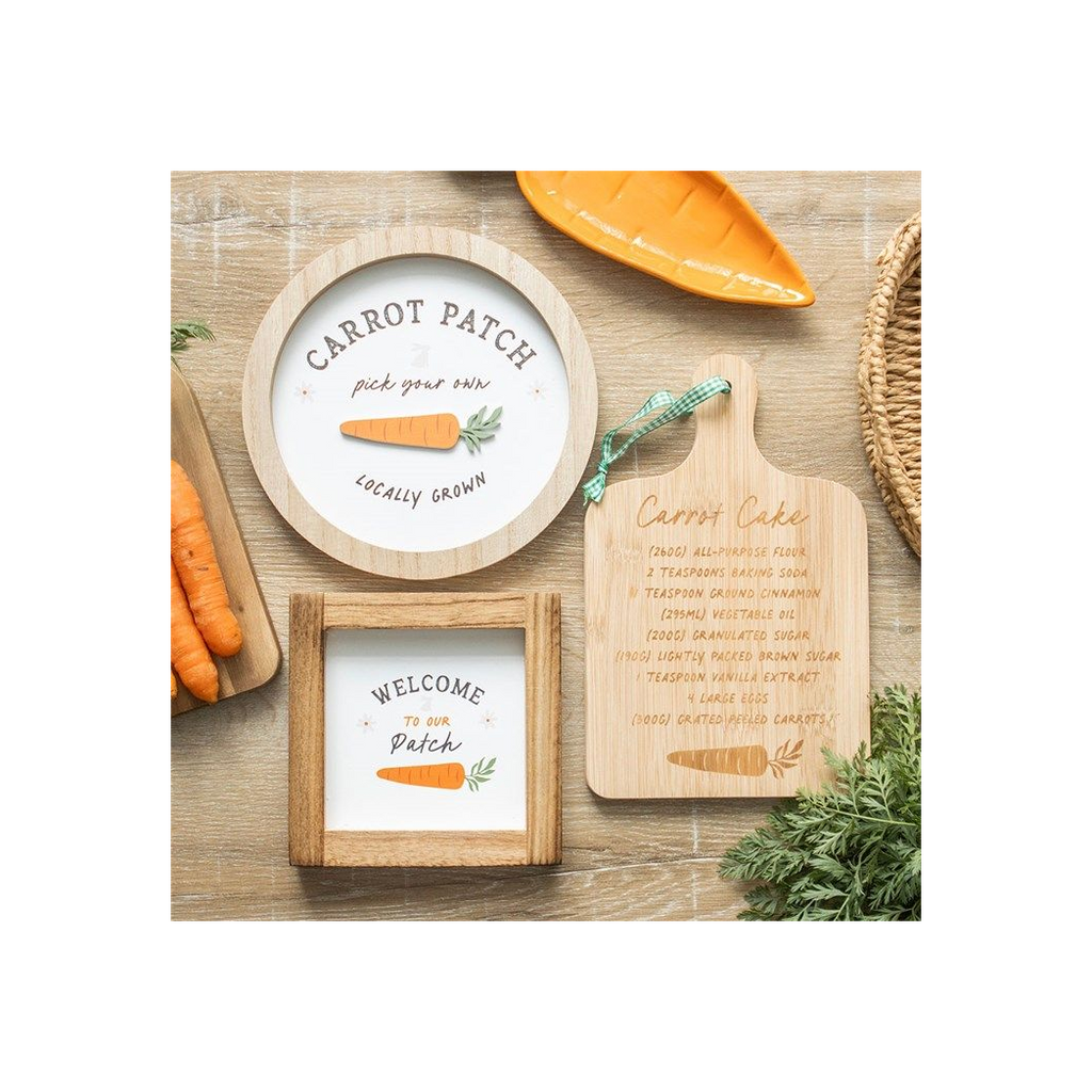 Carrot Cake Recipe Bamboo Serving Board Chopping board