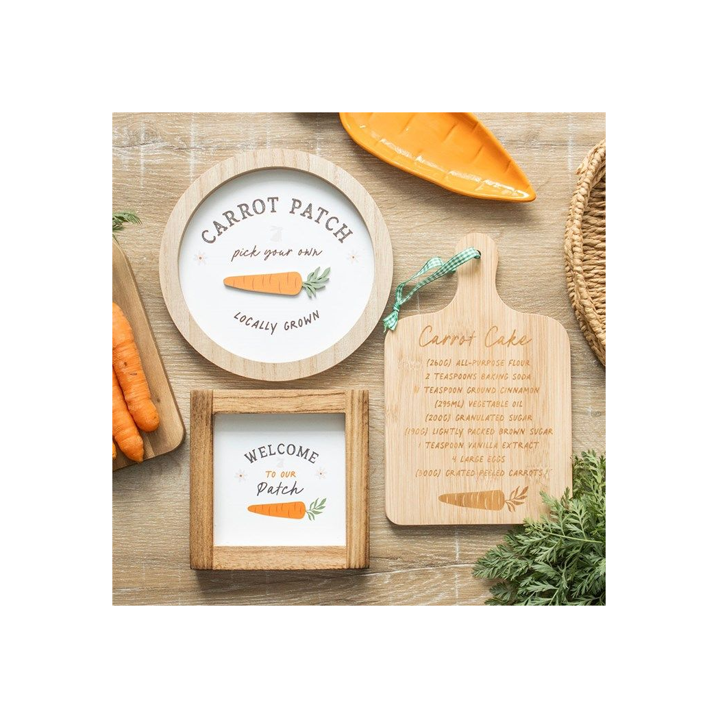 Carrot Cake Recipe Bamboo Serving Board Chopping board