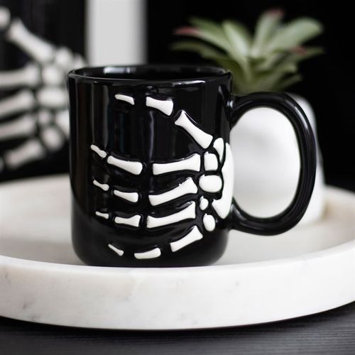 Skeleton Hand Mug Mug
