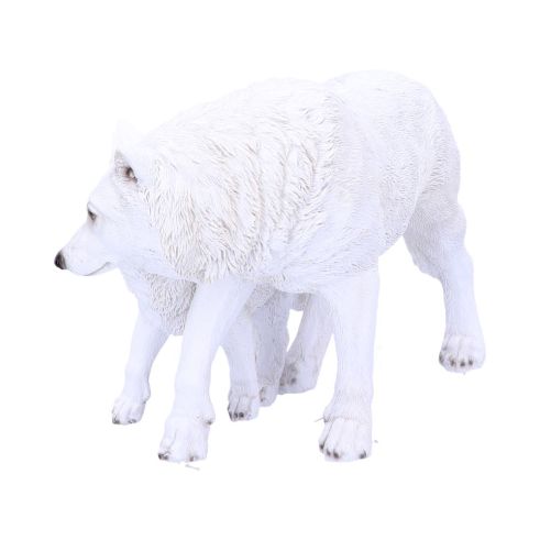 Winter Offspring Mother and Wolf Pup Ornament Ornament