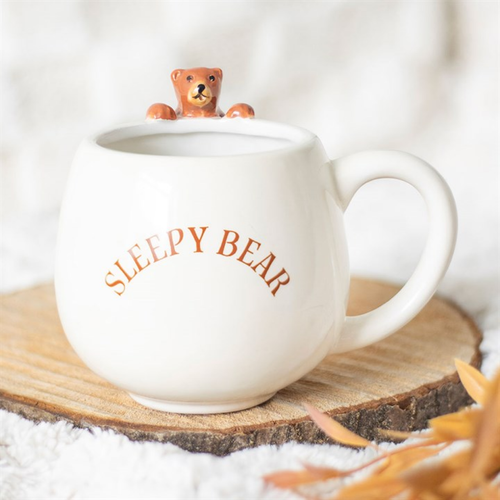 Sleepy Bear Rounded Mug Mug