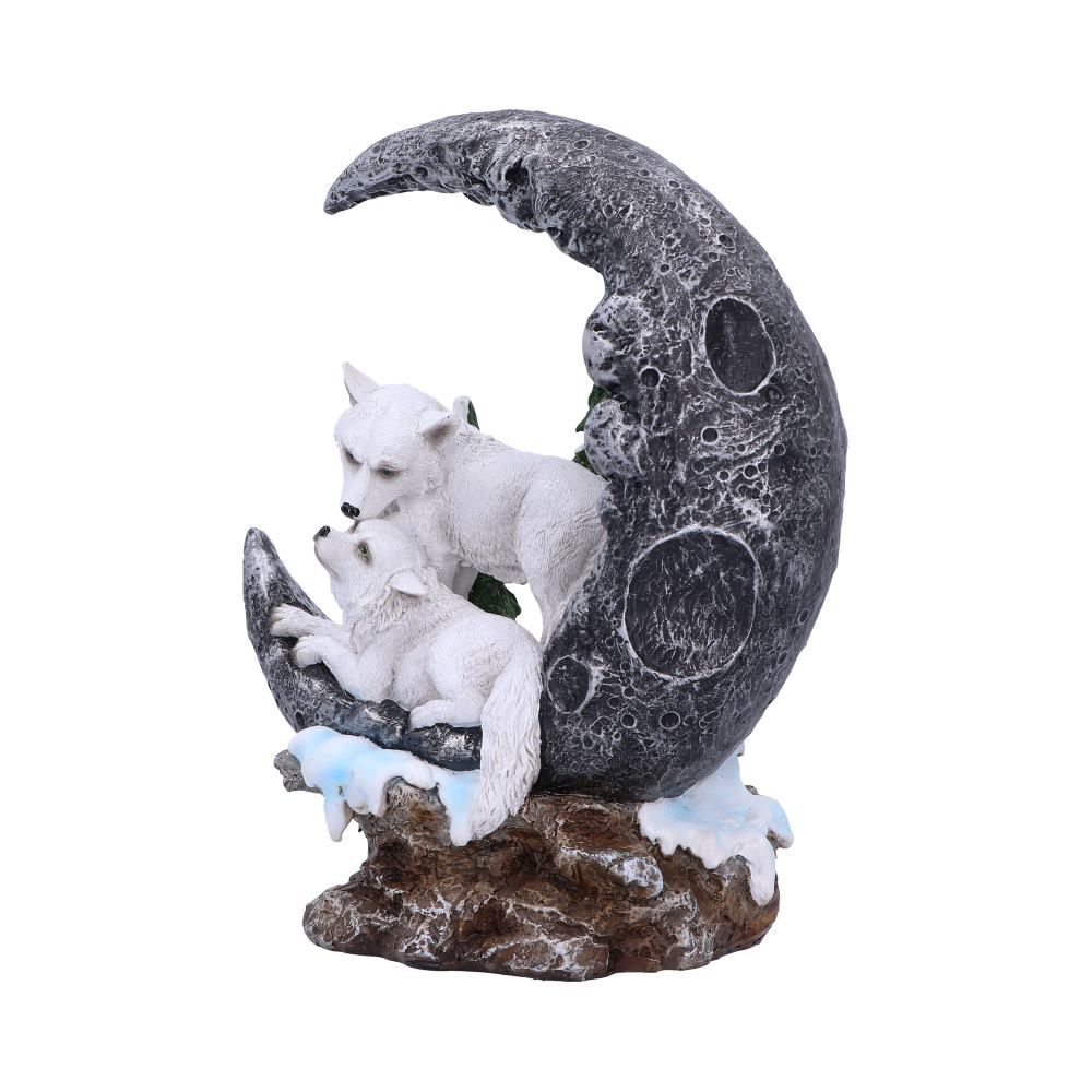 Lunar Companions Wolves Moon Figurine 19.3cm Figurine