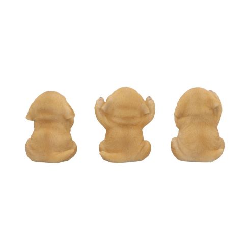 Three Wise Golden Labradors Figurines (Set of 3) Ornament